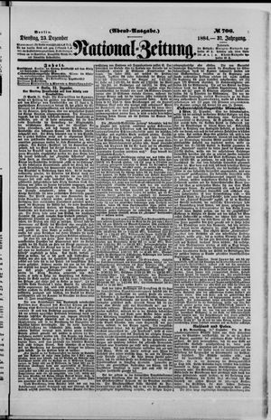 National-Zeitung vom 23.12.1884
