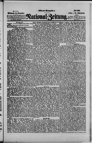 National-Zeitung vom 24.12.1884