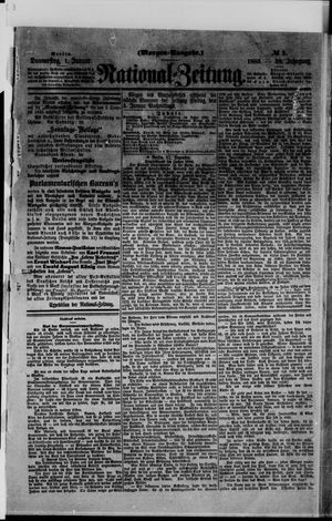 Nationalzeitung vom 01.01.1885