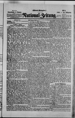 Nationalzeitung vom 03.01.1885