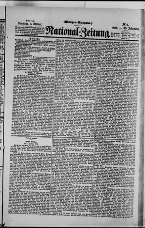 Nationalzeitung on Jan 4, 1885