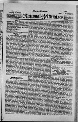 Nationalzeitung vom 06.01.1885