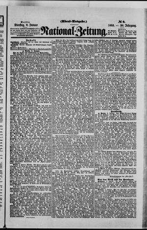 Nationalzeitung vom 06.01.1885