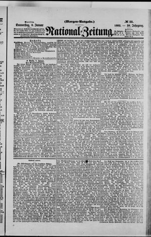 Nationalzeitung vom 08.01.1885
