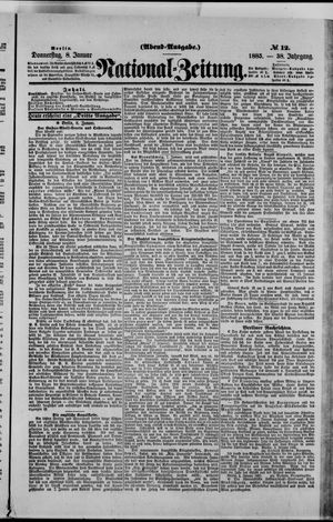 Nationalzeitung vom 08.01.1885