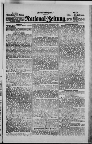 Nationalzeitung vom 10.01.1885