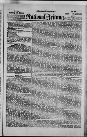 Nationalzeitung vom 11.01.1885