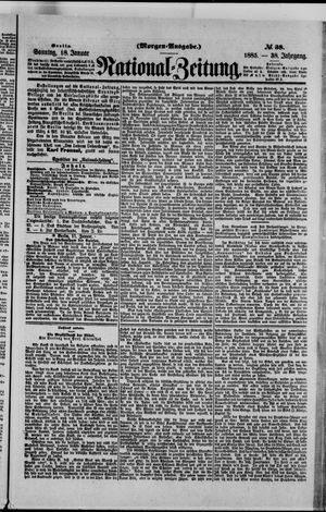 Nationalzeitung on Jan 18, 1885