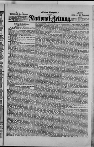 Nationalzeitung vom 24.01.1885