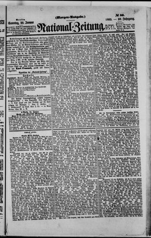 National-Zeitung vom 25.01.1885