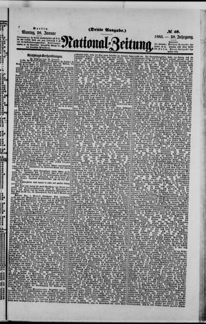 Nationalzeitung vom 26.01.1885