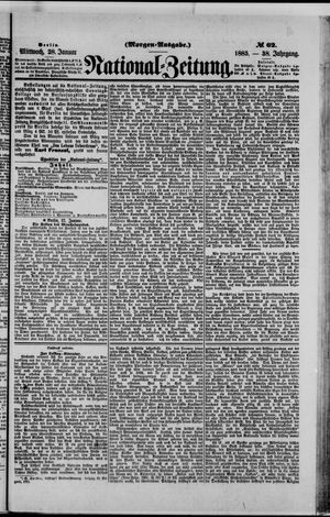 Nationalzeitung vom 27.01.1885
