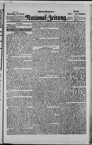 Nationalzeitung vom 29.01.1885