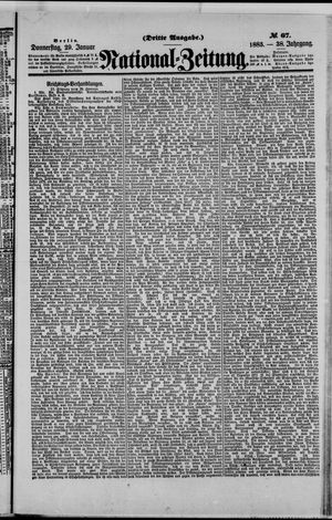 Nationalzeitung vom 29.01.1885