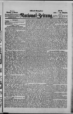 Nationalzeitung vom 02.02.1885