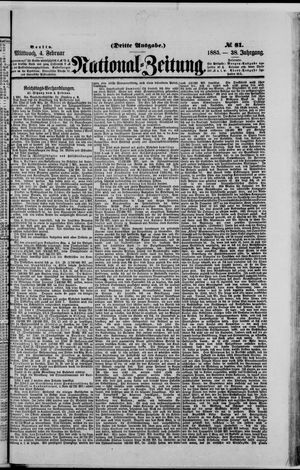 Nationalzeitung vom 04.02.1885