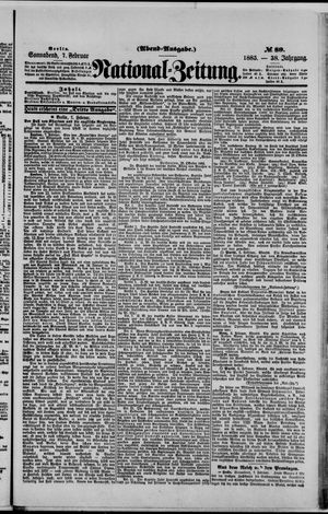 Nationalzeitung vom 07.02.1885