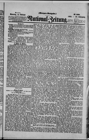 Nationalzeitung vom 15.02.1885