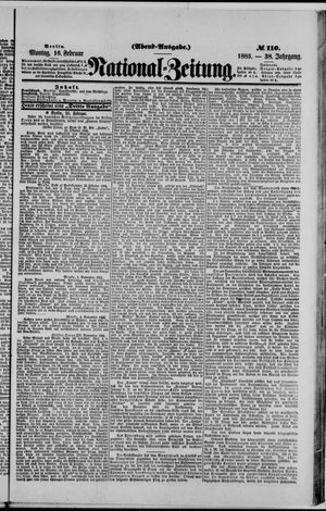 Nationalzeitung vom 16.02.1885