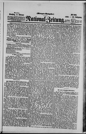 National-Zeitung vom 17.02.1885