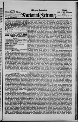 Nationalzeitung on Feb 19, 1885