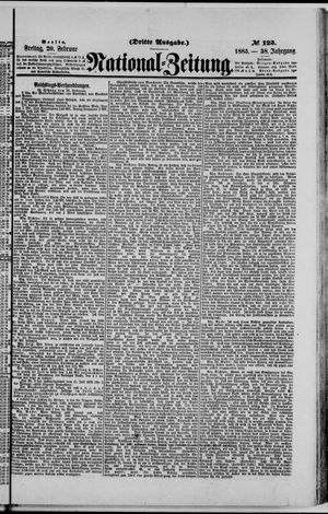 Nationalzeitung vom 20.02.1885