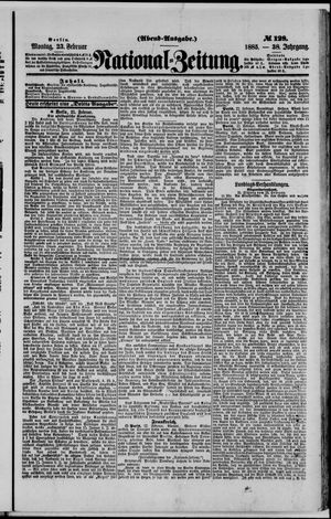 Nationalzeitung on Feb 23, 1885
