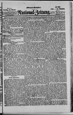 Nationalzeitung vom 24.02.1885