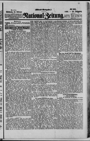 Nationalzeitung on Feb 25, 1885