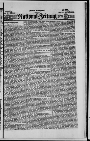 Nationalzeitung vom 27.02.1885