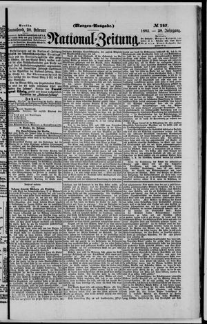 Nationalzeitung vom 28.02.1885