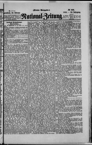 Nationalzeitung vom 28.02.1885