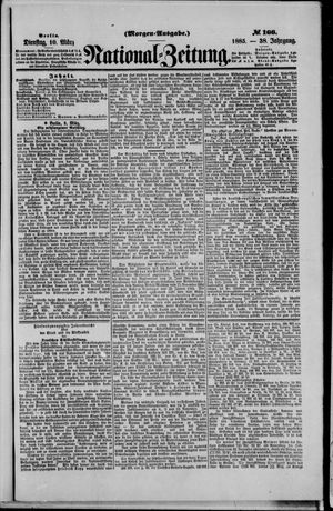 Nationalzeitung vom 10.03.1885