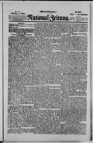 Nationalzeitung vom 10.03.1885