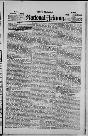 Nationalzeitung vom 11.03.1885