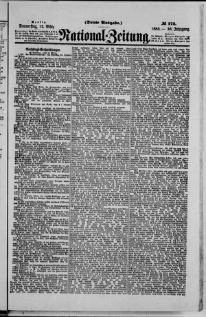 Nationalzeitung on Mar 12, 1885
