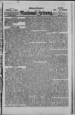 Nationalzeitung vom 18.03.1885