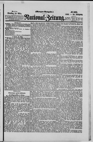 Nationalzeitung on Mar 24, 1885