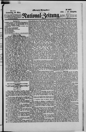Nationalzeitung vom 26.03.1885