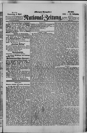 Nationalzeitung vom 02.04.1885