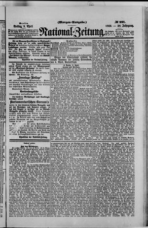 Nationalzeitung vom 03.04.1885