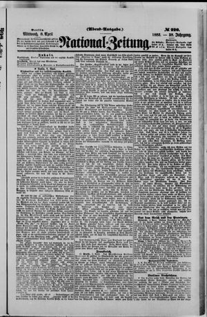 Nationalzeitung vom 08.04.1885