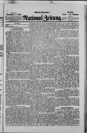 Nationalzeitung vom 11.04.1885