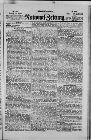 Nationalzeitung on Apr 13, 1885