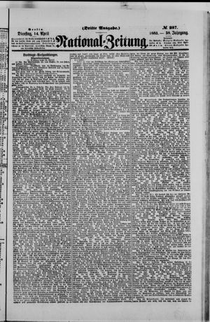 Nationalzeitung on Apr 14, 1885