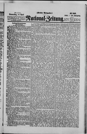 Nationalzeitung on Apr 16, 1885