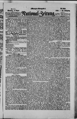 Nationalzeitung on Apr 19, 1885