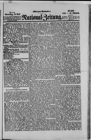 Nationalzeitung on Apr 23, 1885