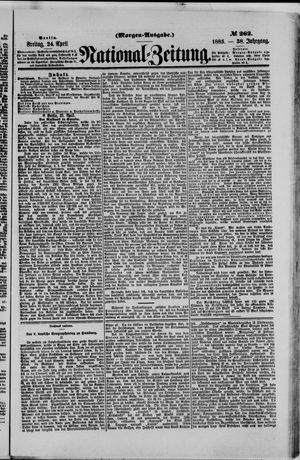 Nationalzeitung on Apr 24, 1885