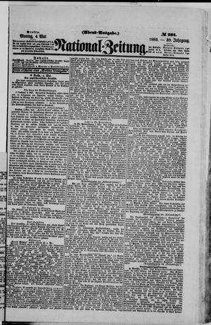Nationalzeitung on May 4, 1885